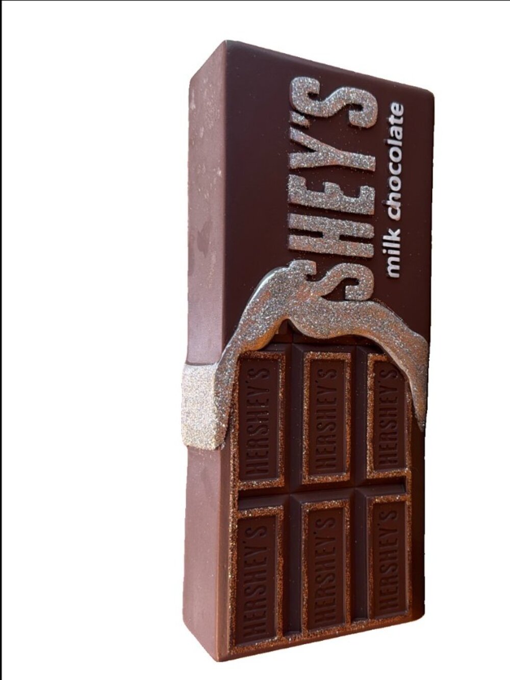 Christmas Hershey’s milk chocolate bar decor Resin Large Giant Xmas Decor Fake